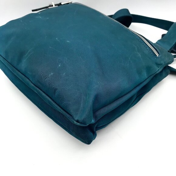 Tumi Teal  Nylon Voyageur Tula Crossbody & Wallet - Picture 8 of 11